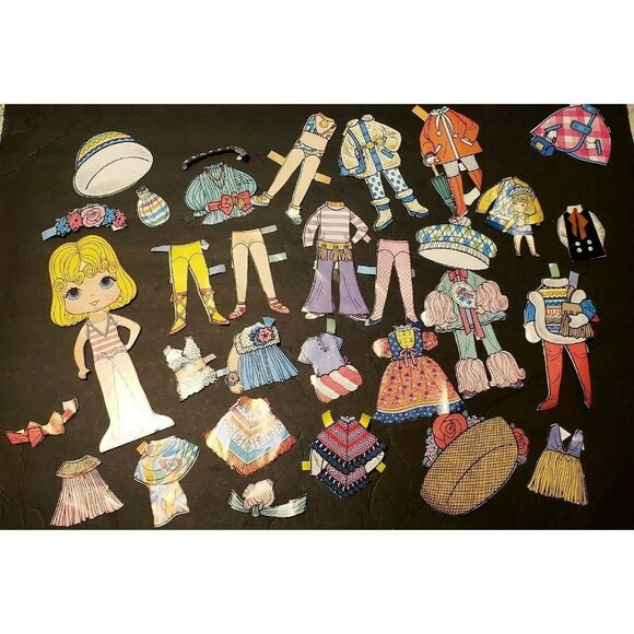 Whitman Angelique Paper Doll With Original Box Ephemera Vintage 1971 - Picture 1 of 12